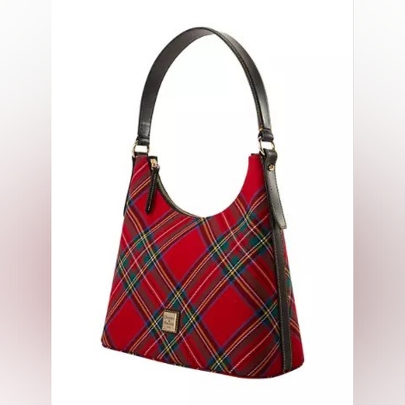 Dooney & Bourke Tartan Hobo Satchel - NWT (New) - Picture 2 of 5